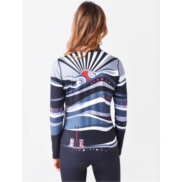 Krimson Klover Dream On Base Layer Top 1/4 Zip Ski Apres W's M MSRP$119 HTF - Picture 3 of 13